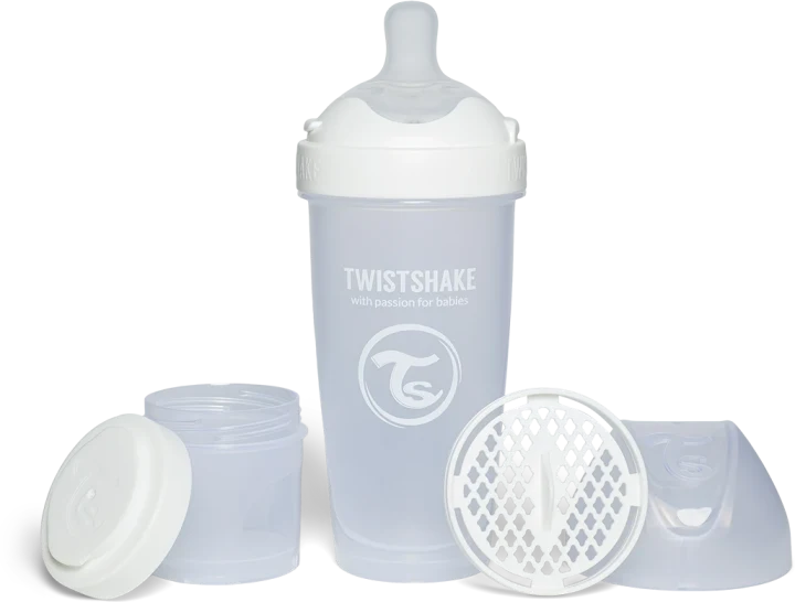 Twistshake Nappflaska Anti-kolik Pro Double 330 ml Vit Twistshake