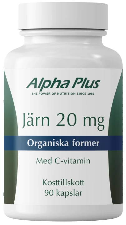 Alpha Plus Järn 20 mg 90 st Alpha Plus