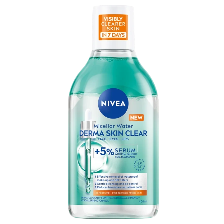 Nivea Micellar Water Derma Skin Clear 400 ml Nivea