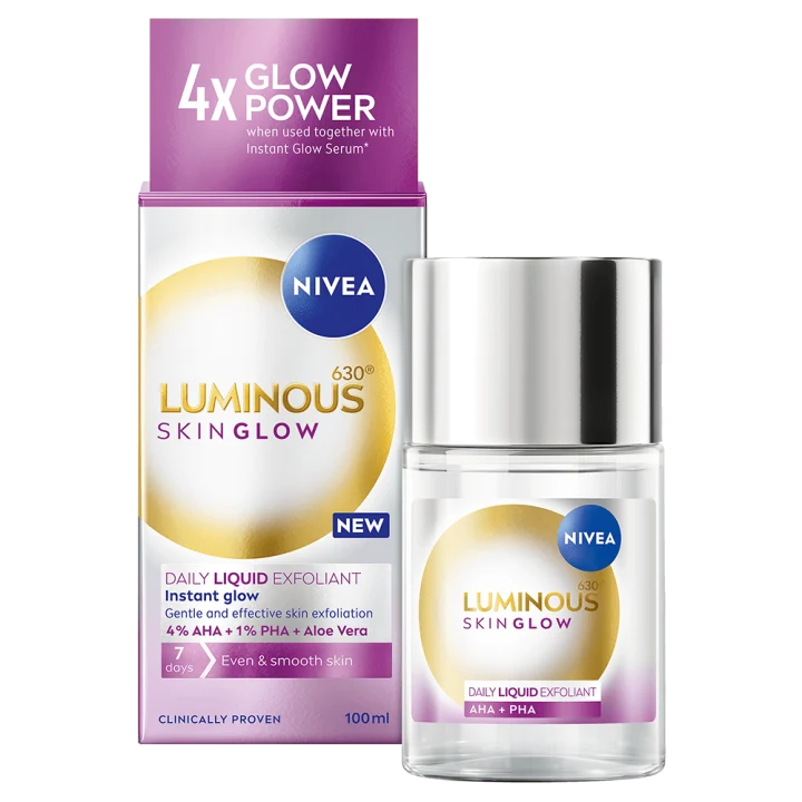 Nivea Exfoliator Luminous630 Skin Glow Daily Liquid 100 ml Nivea
