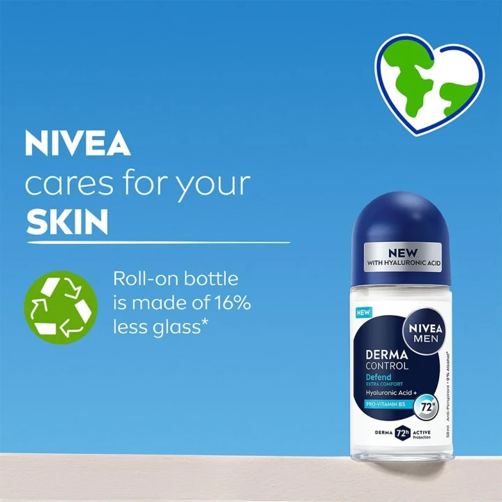 Nivea Men Deo Derma Control Defend Roll On 50 ml Nivea