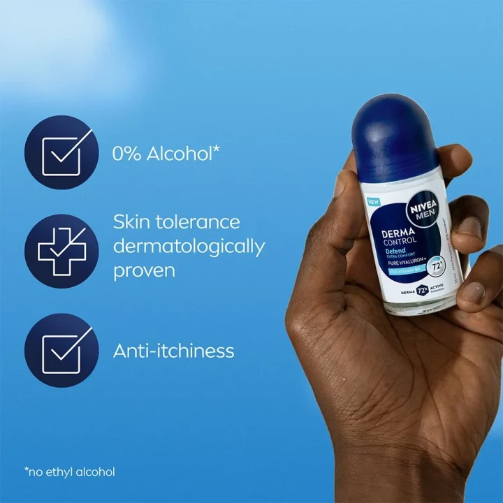 Nivea Men Deo Derma Control Defend Roll On 50 ml Nivea