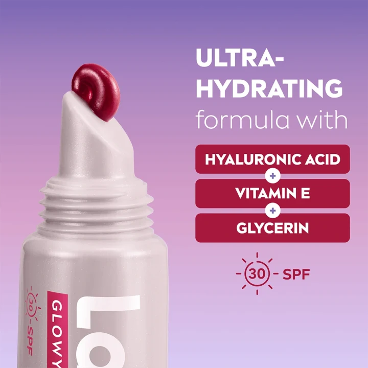 Labello Glowy Lips Berry Tinted SPF 30, 10 ml Labello