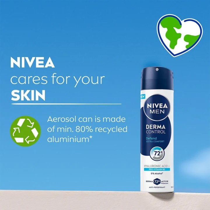 Nivea Men Deo Spray Derma Control Defend 150 ml Nivea
