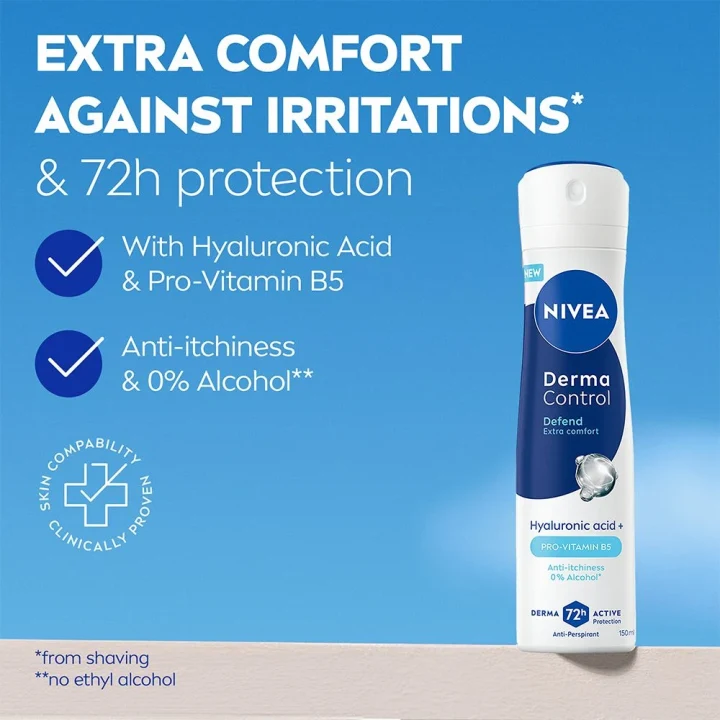 Nivea Deo Spray Derma Control Defend 150 ml Nivea