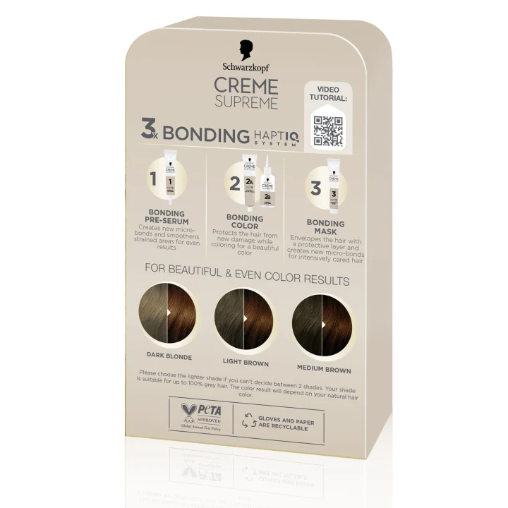 Schwarzkopf Creme Supreme 6-68 Light Caramel Brown Schwarzkopf