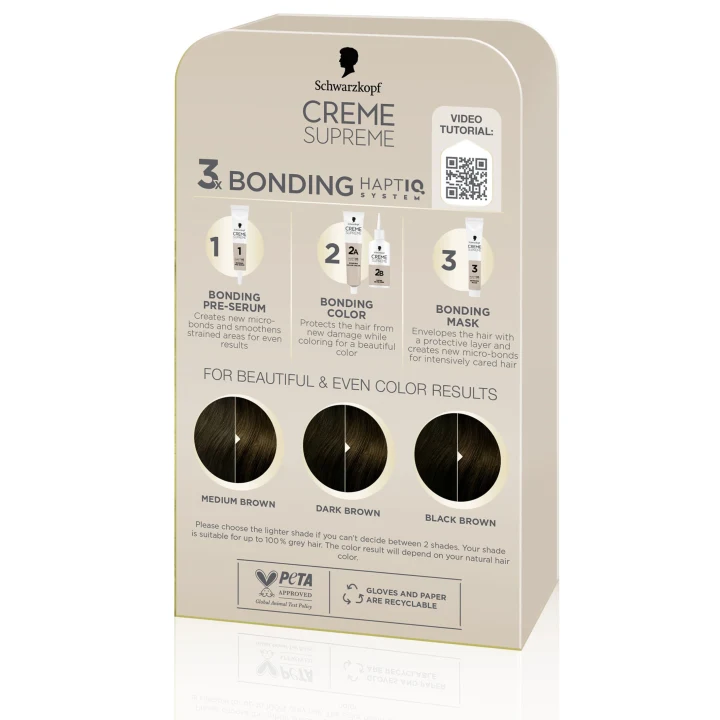 Schwarzkopf Creme Supreme 4-0 Natural Dark Brown Schwarzkopf