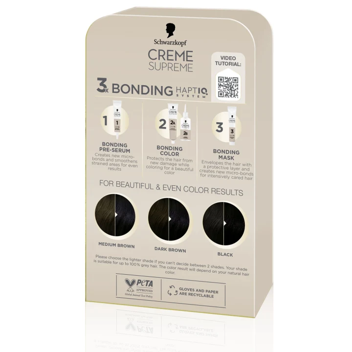Schwarzkopf Creme Supreme 1-0 Natural Black Schwarzkopf
