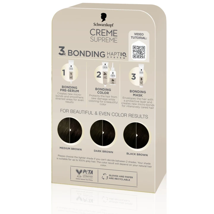 Schwarzkopf Creme Supreme 3-0 Natural Darkest Brown Schwarzkopf