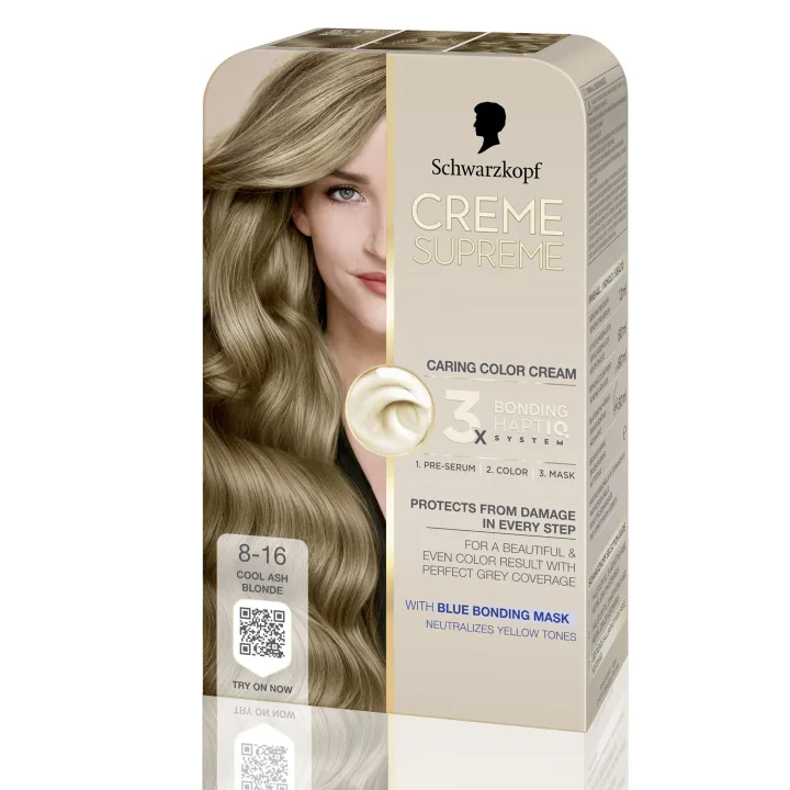 Schwarzkopf Creme Supreme 8-16 Cool Ash Blonde Schwarzkopf