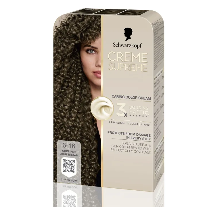 Schwarzkopf Creme Supreme 6-16 Cool Pearly Brown Schwarzkopf