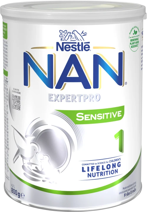 NAN Expertpro Sensitive 1 Modersmjölkersättning 800 g Nan