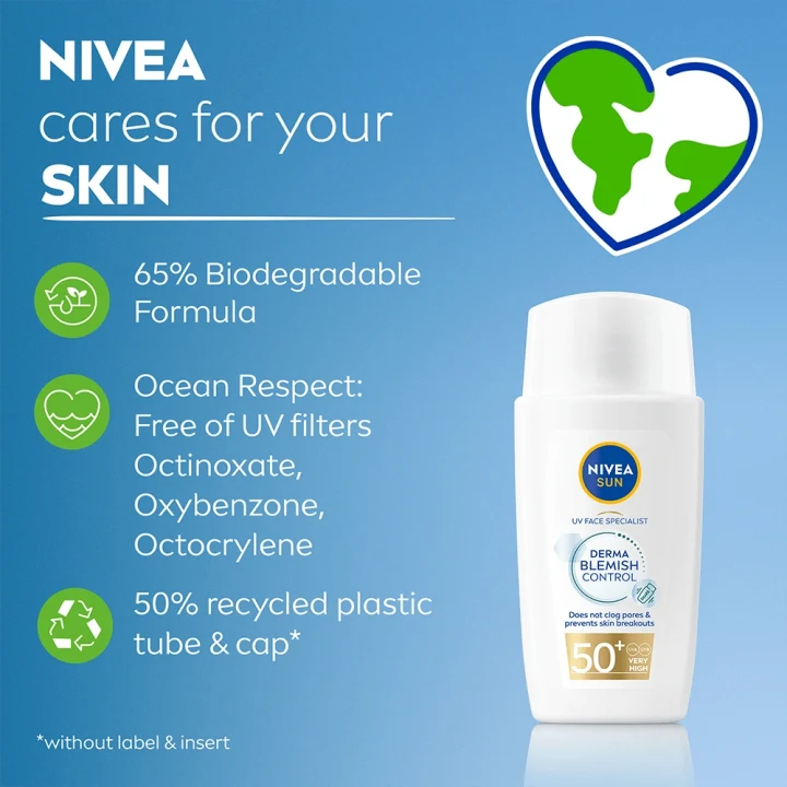 Nivea UV Face Specialist Blemish Control SPF 50+, 40 ml Nivea