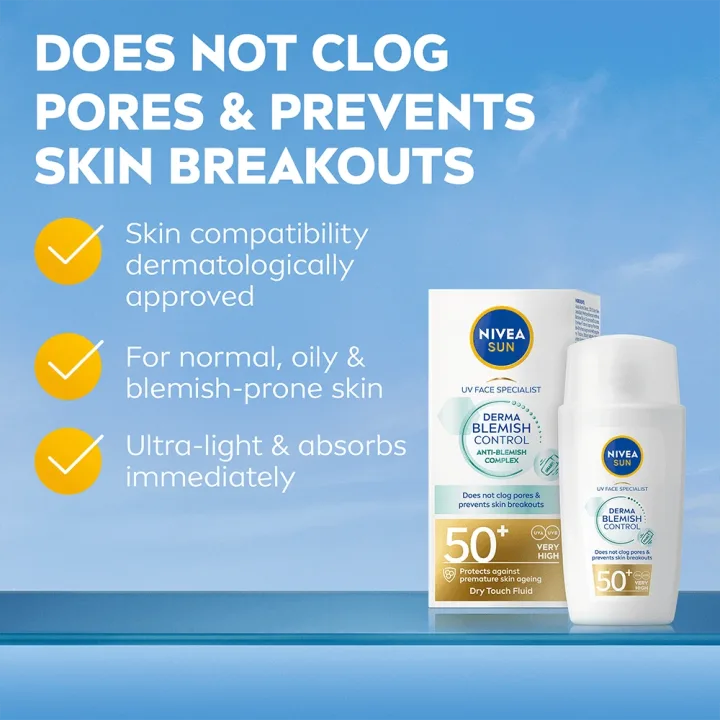Nivea UV Face Specialist Blemish Control SPF 50+, 40 ml Nivea
