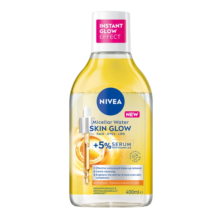 Nivea Micellar Water Skin Glow +5% Serum 400 ml Nivea