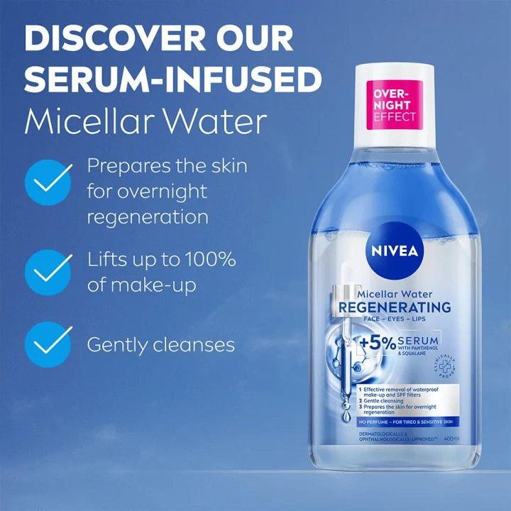 Nivea Micellar Water Regenerating +5% Serum 400 ml Nivea