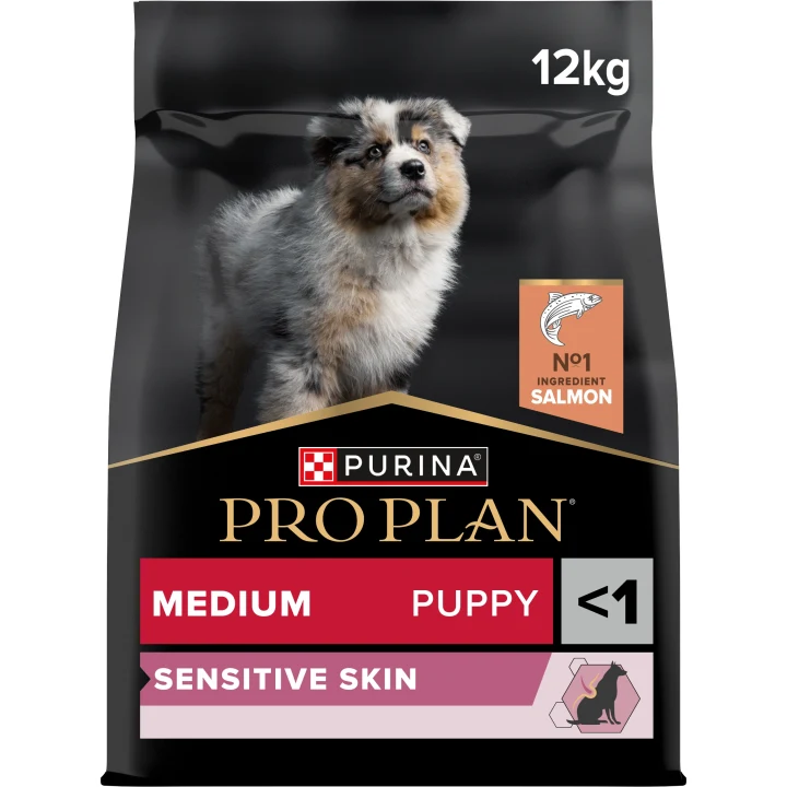 PURINA PRO PLAN Medium Puppy Sensitive Skin Torrfoder Hund 12kg Purina Pro Plan