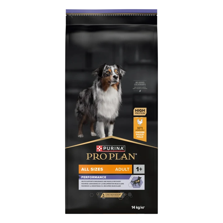 PURINA PRO PLAN All Sizes Adult Performance Torrfoder Hund 14kg Purina Pro Plan