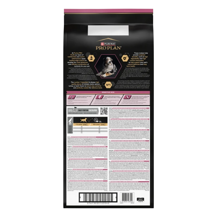 PURINA PRO PLAN Medium & Large Adult 7+ Sensitive Skin Torrfoder Hund 14kg Purina Pro Plan