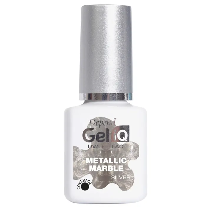 Depend Gel iQ Metallic Marble 5 ml Silver Depend