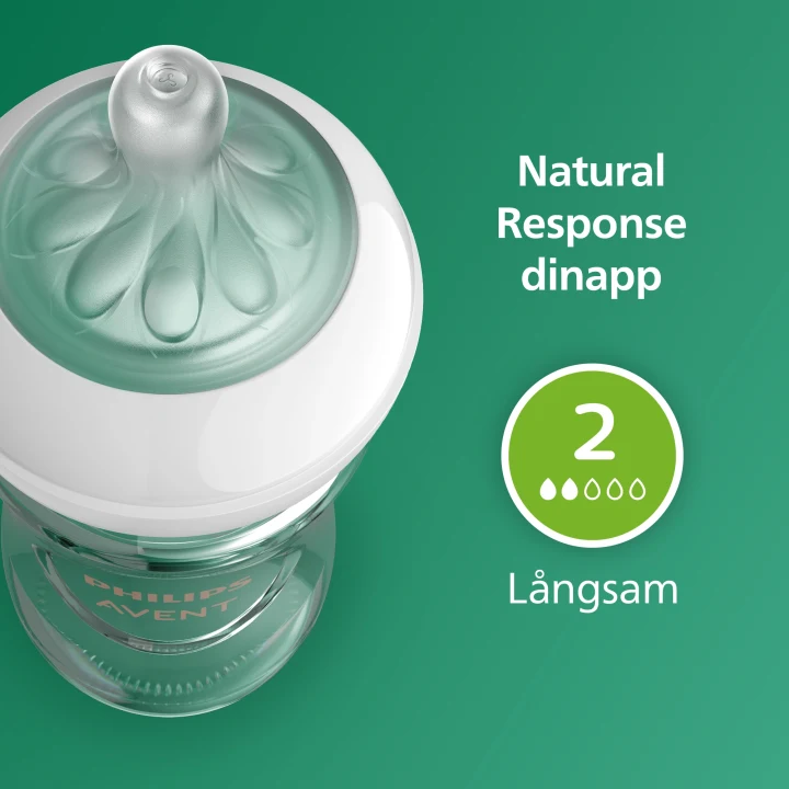 Philips Avent Natural Response Nappflaska Glas 120 ml Philips Avent