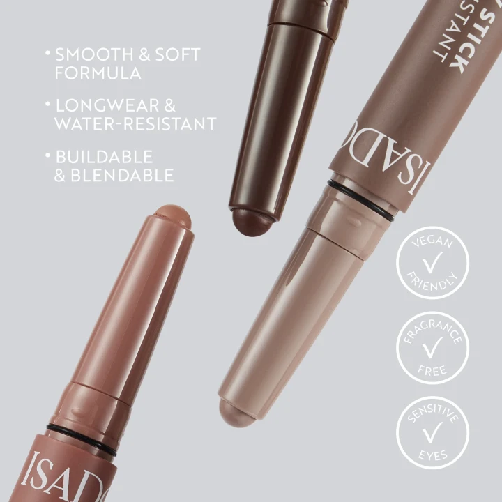 IsaDora The Matte Eyeshadow Stick Longwear & Water-Resistant 1,2 g 63 Cool Taupe IsaDora