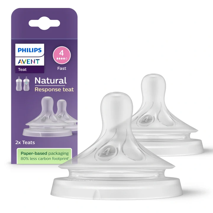 Philips Avent Natural Response Dinapp flöde 4 2-pack Philips Avent