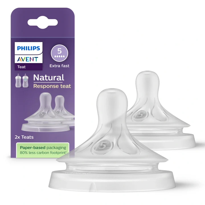 Philips Avent Natural Response Dinapp flöde 5 2-pack Philips Avent