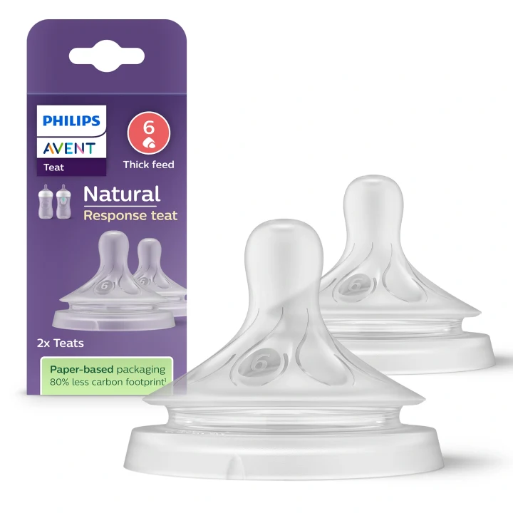 Philips Avent Natural Response Dinapp flöde 6 (välling) 2-pack Philips Avent