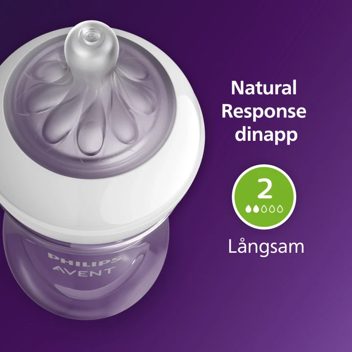 Philips Natural Response Flaska med Airfree-ventil 125 ml Philips Avent