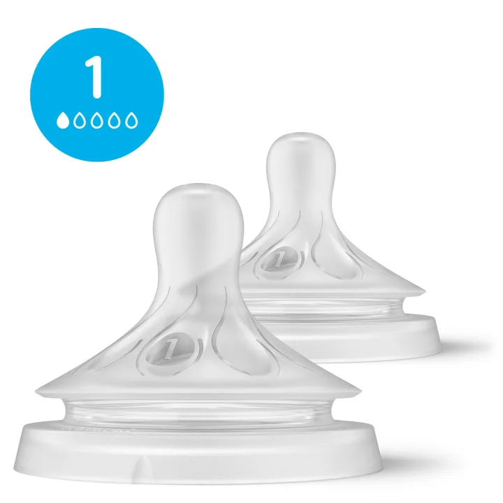 Philips Avent Natural Response Dinapp flöde 1 2-pack Philips Avent