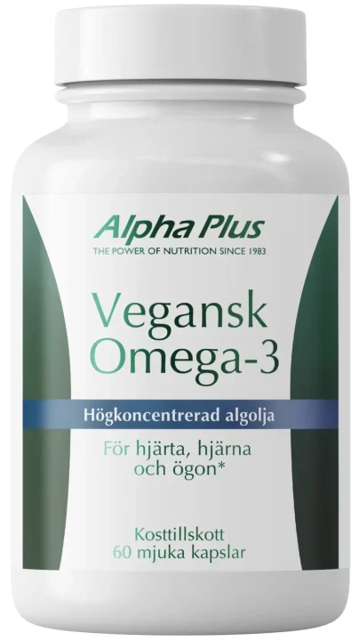 Alpha Plus  Omega-3 60 mjuka kapslar Alpha Plus