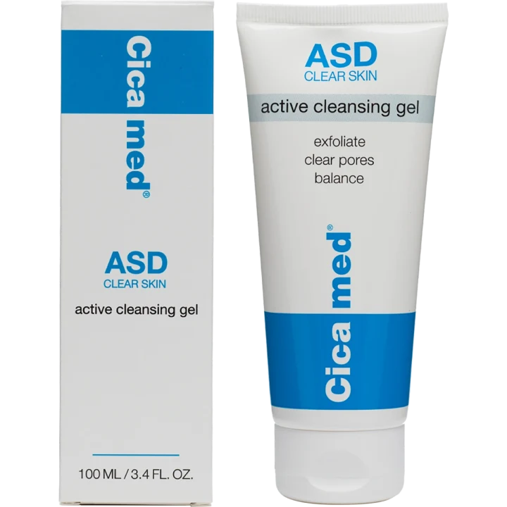 Cicamed Medical Science ASD Clear Skin Active Cleansing Gel 100 ml Cicamed