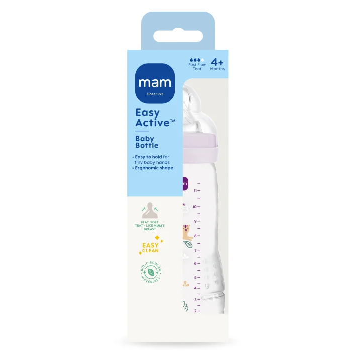 MAM Easy Active Baby Bottle 330 ml  Pink Mam