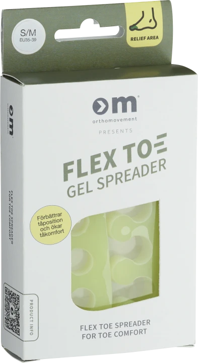 Ortho Movement Flex Toe Gel Spreader 35-40 Ortho Movement