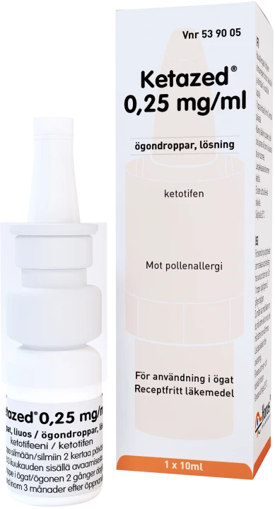Ketazed Ögondroppar 0,25mg/ml 10ml Ketazed