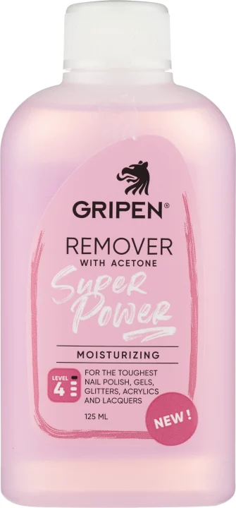 Gripen Remover With Acetone Super Power 125 ml Gripen
