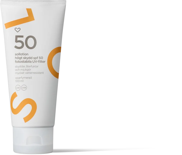 Hjärtats Sollotion SPF 50, 100 ml Hjärtats