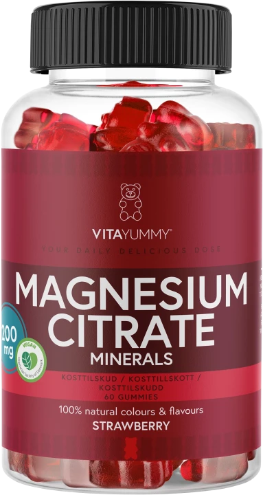 VitaYummy Magnesium Citrate Strawberry 60 st VitaYummy
