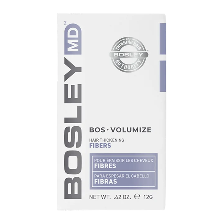 Bosley Hair Thickening Fibers Dark Brown Medium brown Bosley