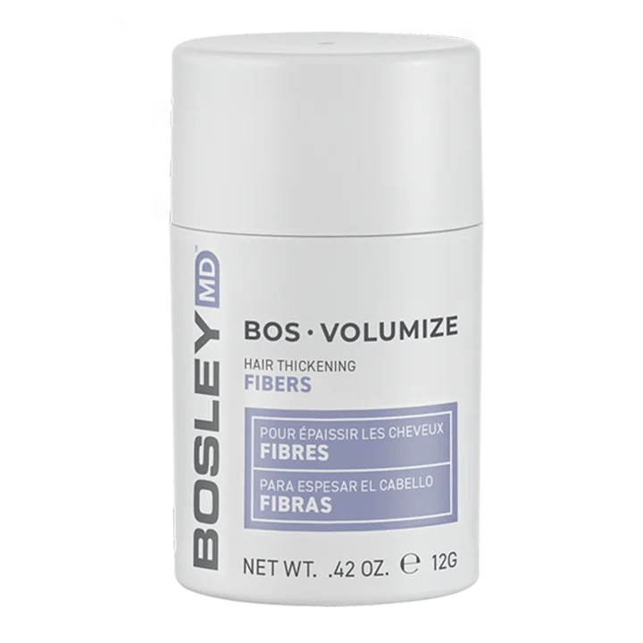 Bosley Hair Thickening Fibers Dark Brown Medium brown Bosley