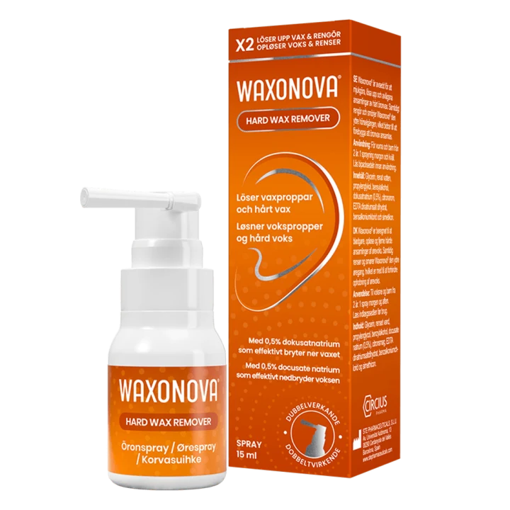 Waxonova Hard Wax Remover Öronspray 15 ml Waxonova