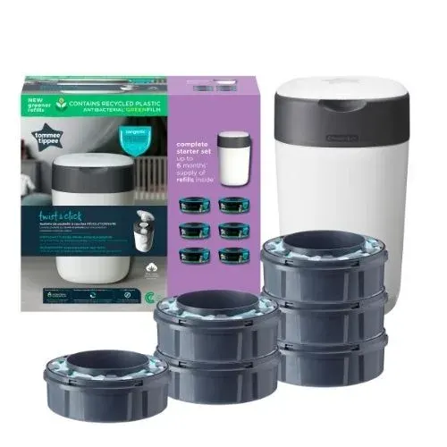 Tommee Tippee Sangenic Twist & Click Blöjhink + 6 Refill Tommee Tippee