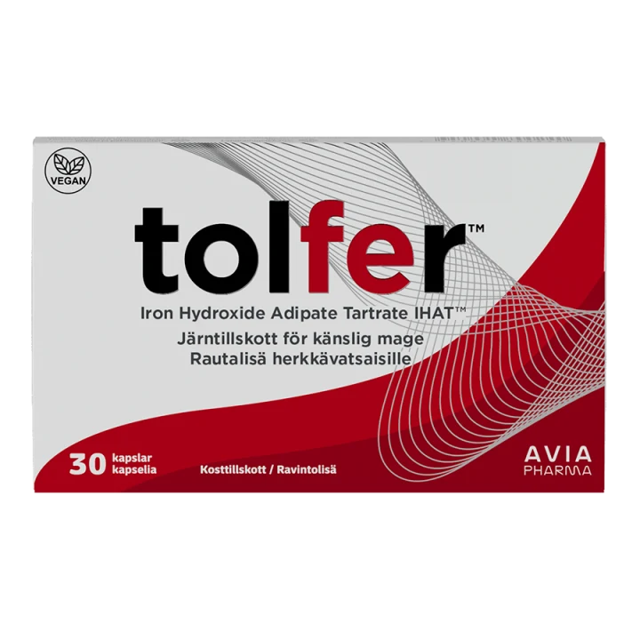 Tolfer Järn 30 mg 30 kapslar Tolfer