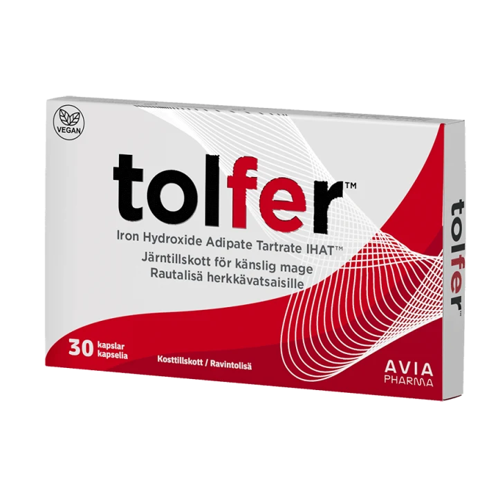 Tolfer Järn 30 mg 30 kapslar Tolfer