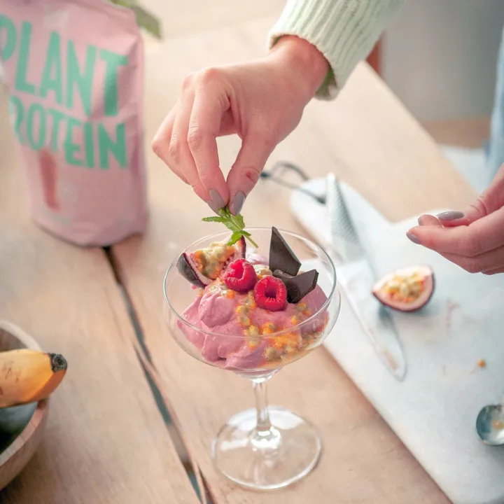 Heey! Veganskt Protein Jordgubb 500 g Heey!