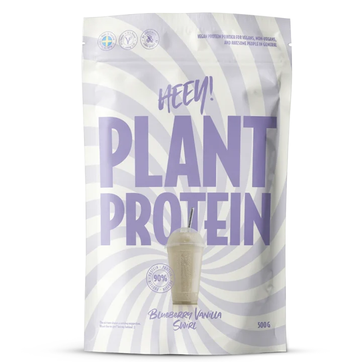 Heey! Veganskt Protein Blåbär Vanilj 500 g Heey!