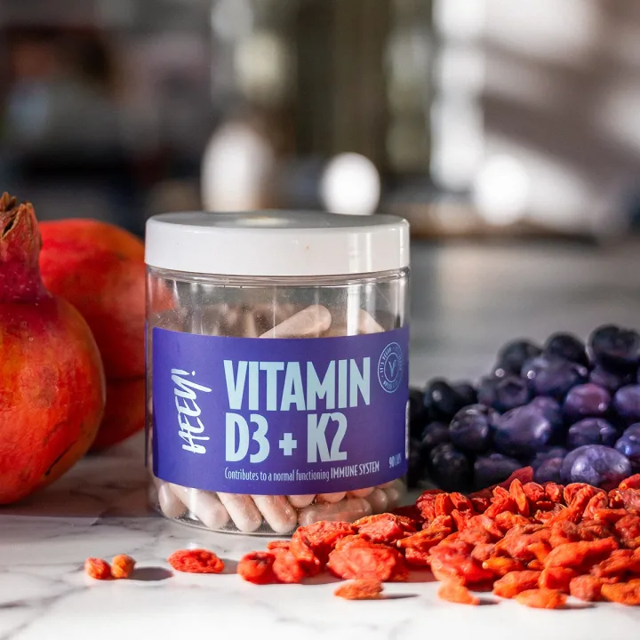 Heey! Vitamin D3/K2 + Superfruits 90 kapslar Heey!
