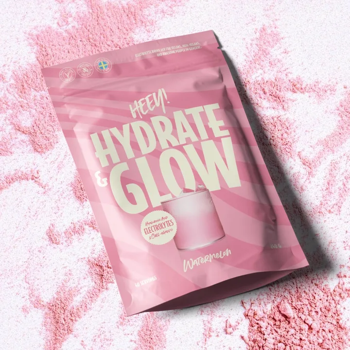 Heey! Hydrate & Glow Elektrolyter Vattenmelon 240 g Heey!