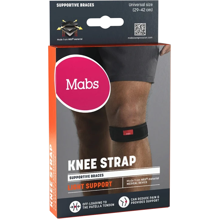 Mabs Knästrap One Size Svart Mabs